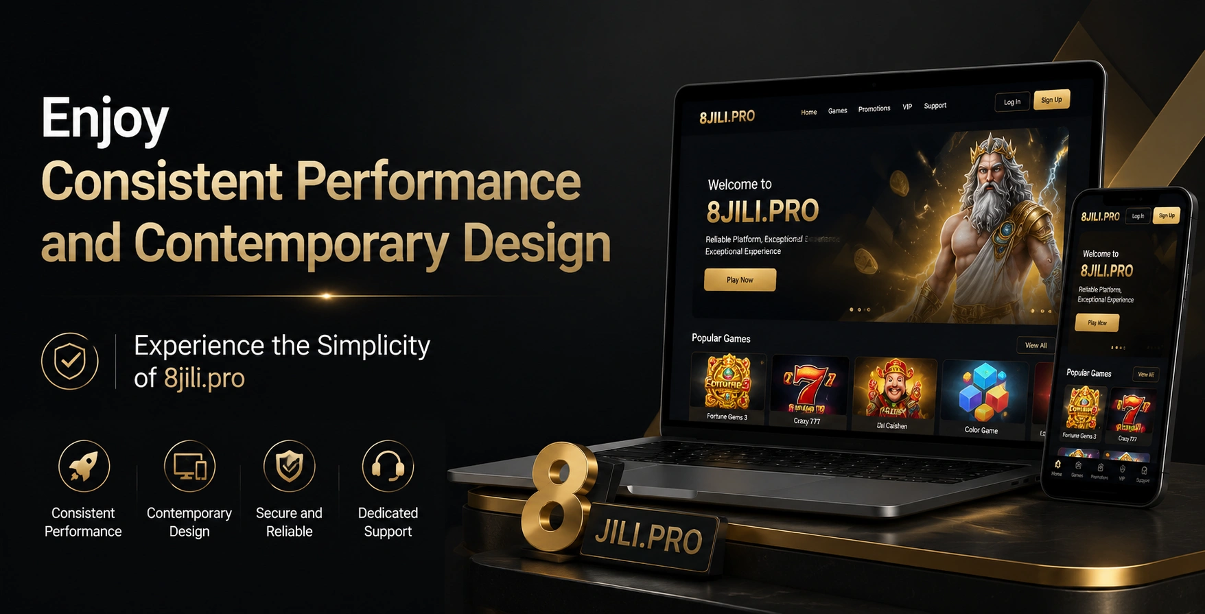 8JILI mobile and community visual