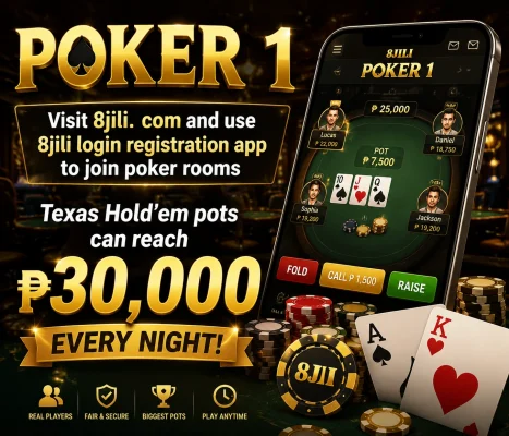 Poker mobile interface visual used for Android and iOS poker guidance
